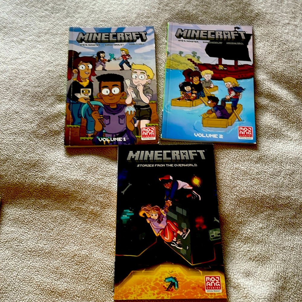 Minecraft Graphic Novel Collection – 3 Books – Mojang – Ages 8–12